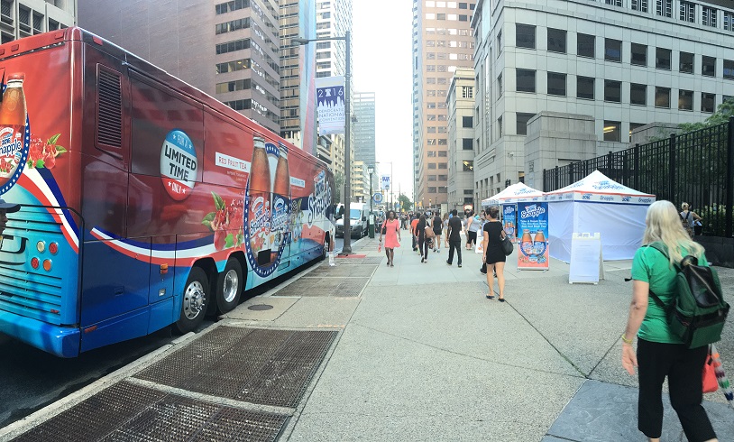 Snapple at 1735 Market Street DNC 2016